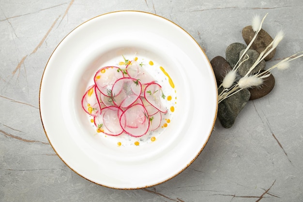 Pyszne danie w pastelowych barwach